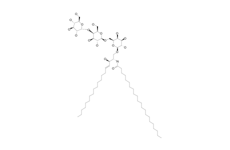 N-DECOSANOYL-1-O-[ALPHA-D-GLUCOPYRANOSYL-(1->4)-BETA-D-GALACTOPYRANOSYL-(1->6)-BETA-D-GALACTOPYRANOSIDE]-4E-NONADECASPHINGENINE