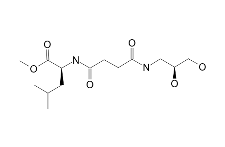 [(S)-2,3-DIHYDROXYPROPYL-SUCCINAMIDO]-L-LEUCINE-METHYLESTER