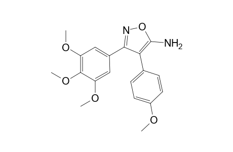 3-(3,4,5-Trimethoxyphenyl)-4-(4-methoxyphenyl)-5- isoxazolamine