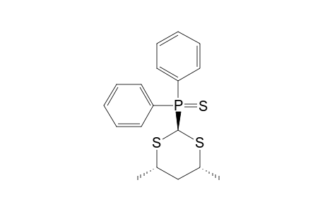 r-2-[Diphenyl(thiophosphinoyl)]-t-4,t-6-dimethyl-1,3-dithiane