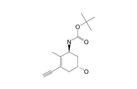 (3S,5R)-3-[(TERT.-BUTOXYCARBONYL)-AMINO]-1-ETHYNYL-5-HYDROXY-2-METHYLCYCLOHEX-1-ENE