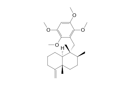 (1R,2R,4AS)-TRANS-DECAHYDRO-1-ALPHA-[(2,3,5,6-TETRAMETHOXYPHENYL)-METHYL]-1-BETA,2-ALPHA,4A-BETA-TRIMETHYL-5-METHYLENE-NAPHTHALENE