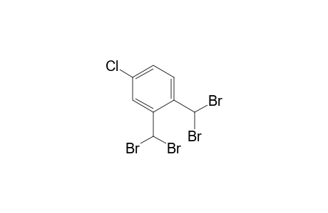 Benzene, 4-chloro-1,2-bis(dibromomethyl)-