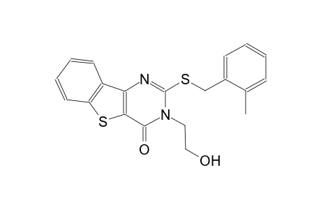 3-(2-hydroxyethyl)-2-[(2-methylbenzyl)sulfanyl][1]benzothieno[3,2-d]pyrimidin-4(3H)-one