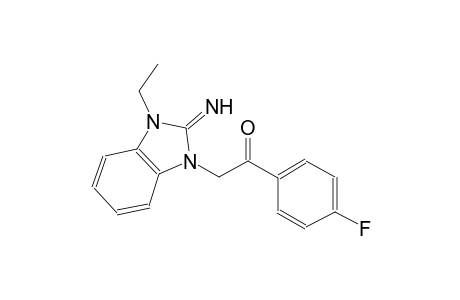 ethanone, 2-(3-ethyl-2,3-dihydro-2-imino-1H-benzimidazol-1-yl)-1-(4-fluorophenyl)-