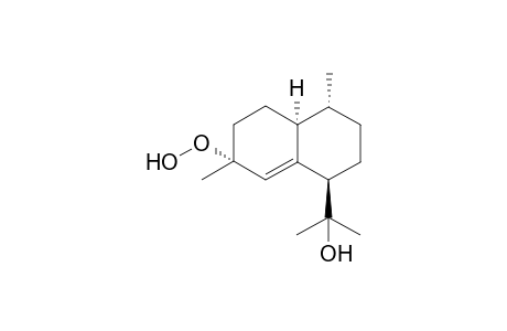 4.alpha.-Hydroperoxy-5-amorphen-11-ol