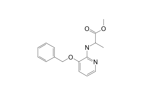 Methyl N-(3-benzyloxy-2-pyridyl).alpha.-alaninate