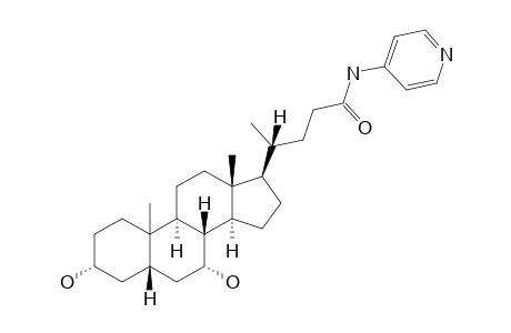 3-ALPHA,7-ALPHA-DIHYDROXY-5-BETA-CHOLAN-24-OIC-N-(PYRIDIN-4-YL)-AMIDE