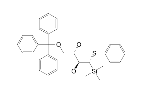 (1S,2S,3S)-1-(PHENYLTHIO)-1-(TRIMETHYLSILYL)-4-O-(TRIPHENYLMETHYL)-BUTANE-2,3,4-TRIOL