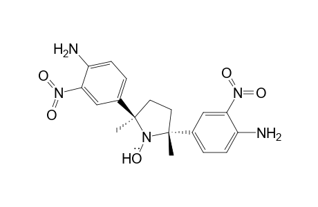 1-Pyrrolidinyloxy, 2,5-bis(4-amino-3-nitrophenyl)-2,5-dimethyl-, trans-