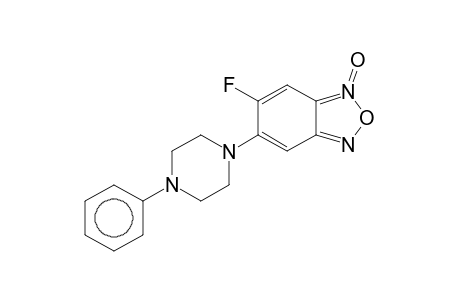 4-Fluorobenzofuroxane, 5-(4-phenylpiperazin-1-yl)-