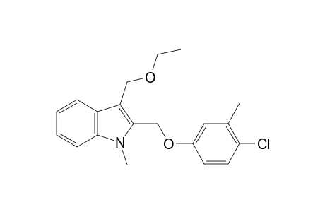 2-[(4-chloro-m-tolyloxy)methyl]-3-(ethoxymethyl)-1-methylindole