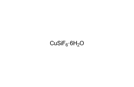 Copper hexfluorosilicate, hexahydrate