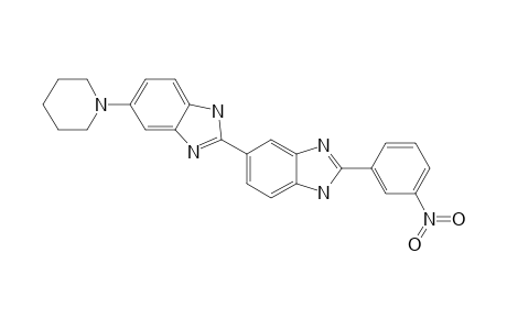 3-NITRO-1-[5'-[5''-(PIPERIDIN-1'''-YL)-BENZIMIDAZOL-2''-YL]-BENZIMIDAZOL-2'-YL]-BENZENE