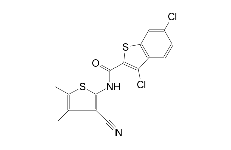 3,6-dichloro-N-(3-cyano-4,5-dimethyl-2-thienyl)-1-benzothiophene-2-carboxamide