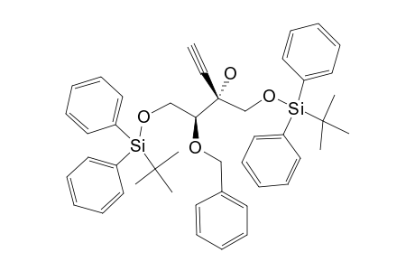 (2R,3S)-1,4-DI-O-TERT.-BUTYLDIPHENYLSILYL-3-O-BENZYL-2-ETHYNYLBUTANE-1,2,3,4-TETRAOL