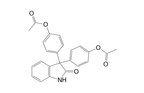 3,3-bis(p-hydroxyphenyl)-2-indolinone, diacetate (ester)