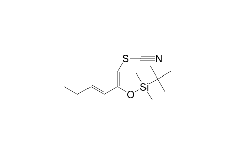 (1Z,3E)-TERT.-BUTYLDIMETHYL-((E)-1-THIOCYANATOHEXA-1,3-DIEN-2-YLOXY)-SILANE