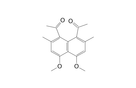 1,8-DIACETYL-4,5-DIMETHOXY-2,7-DIMETHYL-NAPHTHALENE