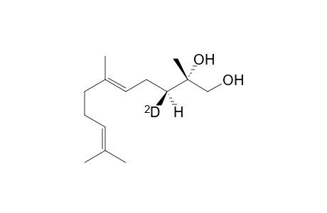 [3-2H]-(3S,5E)-2,6,10-Trimethylundeca-5,9-dien-1,2-diol