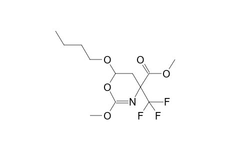 2-METHOXY-4-METHOXYCARBONYL-4-TRIFLUOROMETHYL-6-BUTOXY-5,6-DIHYDRO-1,3-4H-OXAZINE