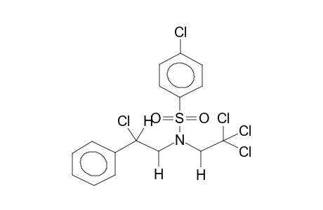 N-(2,2,2-TRICHLOROETHYL)-N-(2-PHENYL-2-CHLOROETHYL)(PARA-CHLOROPHENYL)SULPHAMIDE