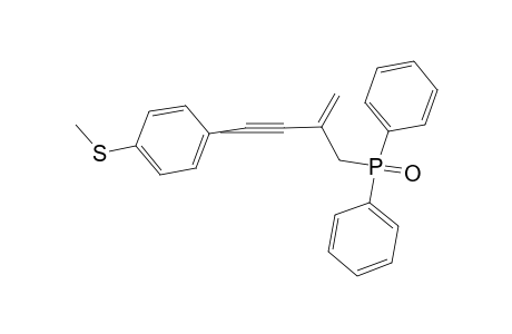 1-[3-[di(phenyl)phosphorylmethyl]but-3-en-1-ynyl]-4-methylsulfanylbenzene