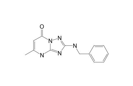 2-BENZYLAMINO-7-METHYL-1,2,4-TRIAZOLO-[1,5-A]-PYRIMIDIN-5(8H)-ONE