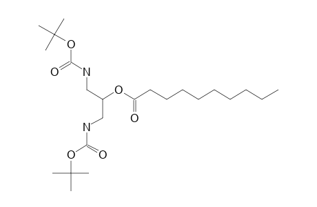 2-[(TERT.-BUTOXYCARBONYL)-AMINO]-1-[[(TERT.-BUTOXYCARBONYL)-AMINO]-METHYL]-ETHYL-DECANOATE