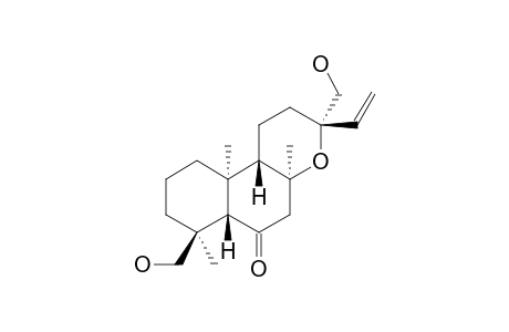 ENT-16,18-DIHYDROXY-6-OXO-MANOYL-OXIDE;ENT-16,18-DIHYDROXY-6-KETO-MANOYL