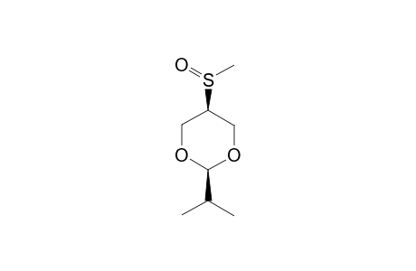 CIS-2-ISOPROPYL-5-METHYLSULPHINYL-1,3-DIOXANE