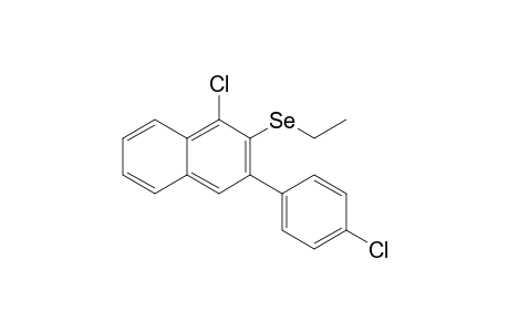 1-Chloro-3-(4-chlorophenyl)-2-(ethylseleno)naphthalene