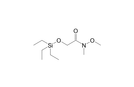 N-methoxy-N-methyl-2-(triethylsilyloxy)acetamide