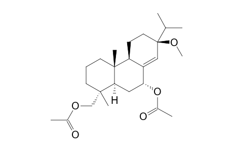 7-ALPHA,18-DIACETOXY-13-BETA-METHOXYABIET-8(14)-ENE