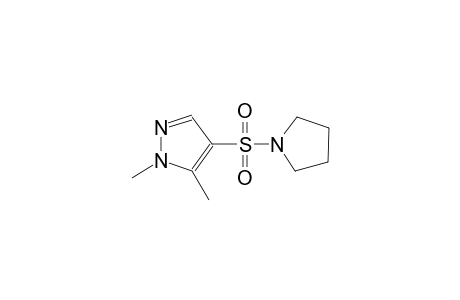 1,5-dimethyl-4-(1-pyrrolidinylsulfonyl)-1H-pyrazole