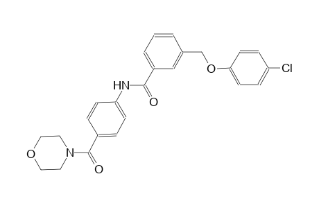 3-[(4-chlorophenoxy)methyl]-N-[4-(4-morpholinylcarbonyl)phenyl]benzamide