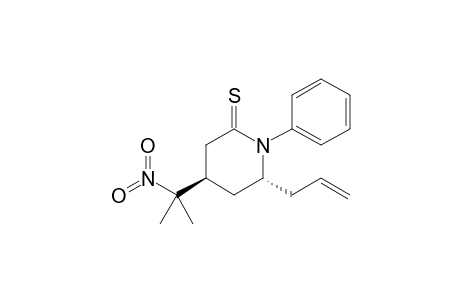 trans-6-Allyl-1-phenyl-4-(1-methyl-1-nitroethyl)piperidine-2-thione