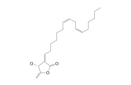 LINDERANOLIDE-C;(3R,2Z)-3-HYDROXY-4-METHYLENE-2-((7Z,10Z)-7,10-HEXADECADIENYLIDENE)-BUTANOLIDE