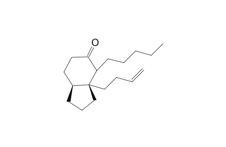 2-endo/exo-1-But-3-enyl-2-pentylbicyclo[4.3.0(1,6)]nonan-3-one