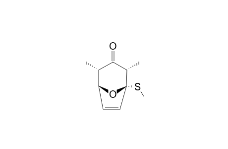 2,4-DIMETHYL-1-METHYLTHIO-8-OXABICYCLO-[3.2.1]-OCT-6-EN-3-ONE