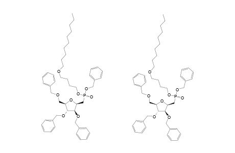 1-[BENZYL-(BUTYL-4'-O-DECYL)]-3,4,6-TRI-O-BENZYL-2,5-ANHYDRO-D-GLUCITYL-PHOSPHONATE