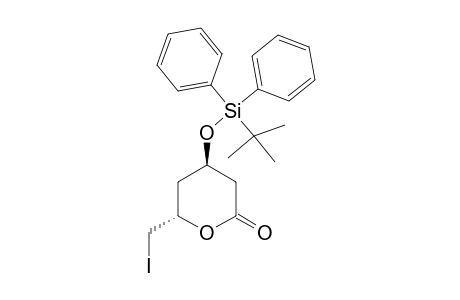 (4R,6S)-4-TERT.-BUTYLDIPHENYLSILYLOXY-6-(IODOMETHYL)-TETRAHYDROPYRAN-2-ONE