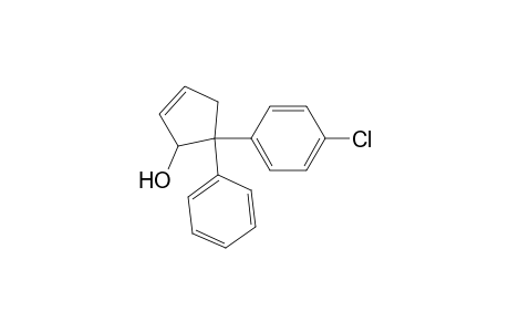 5-(4-Chlorophenyl)-5-phenylcyclopent-2-en-1-ol