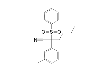 N-BUTYL-(META-TOLYL)-PHENYLSULFONYLACETONITRILE