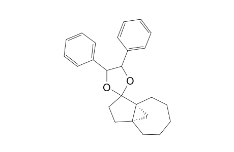 (3aS,8aR)-2,3,5,6,7,8-hexahydro-3a,8a-methano-1H,4H-azulen-1-one (S,S)-hydrobenzoin ketal