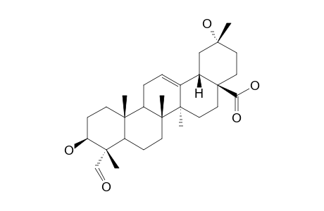 3-BETA,20-ALPHA-DIHYDROXY-23-OXO-30-NOR-OLEAN-12-EN-28-OIC-ACID