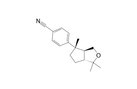 TRANS,TRANS-6-(PARA-CYANOPHENYL)-2,2,6-TRIMETHYL-3-OXABICYCLO-[3.3.0]-OCTANE