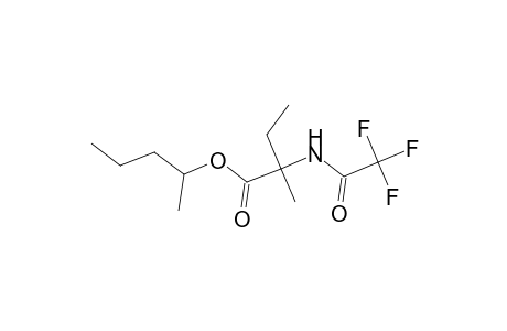 L-Isovaline, N-(trifluoroacetyl)-, 1-methylbutyl ester