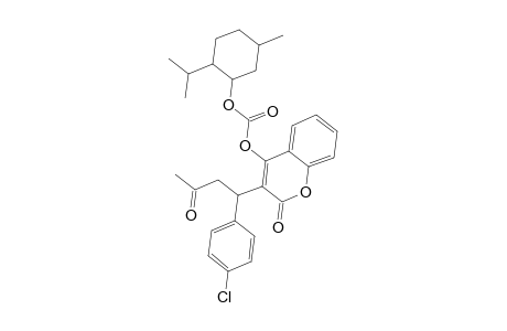 3-[1-(4-Chlorophenyl)-3-oxobutyl]-2-oxo-2H-chromen-4-yl 2-isopropyl-5-methylcyclohexyl carbonate