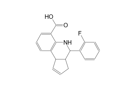 3H-cyclopenta[c]quinoline-6-carboxylic acid, 4-(2-fluorophenyl)-3a,4,5,9b-tetrahydro-